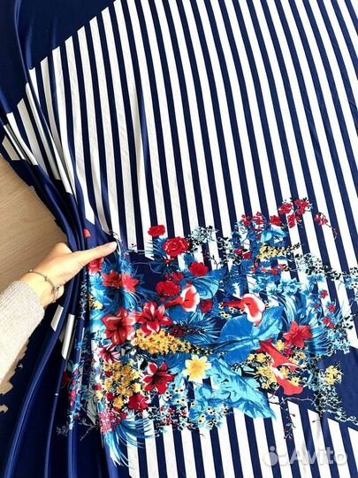 Трикотажное полотно Масло принт арт. 322-154