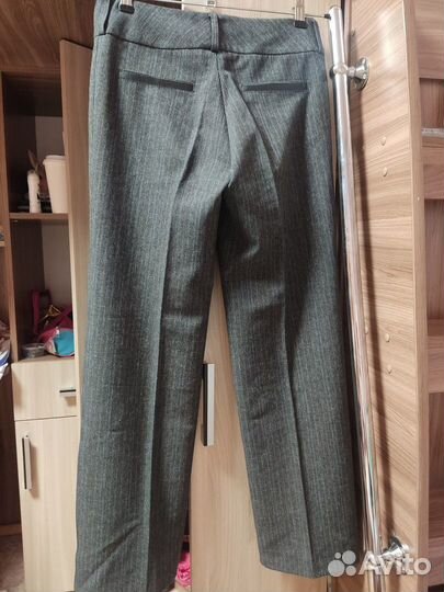 Брюки школьные серые для девочки 152-158