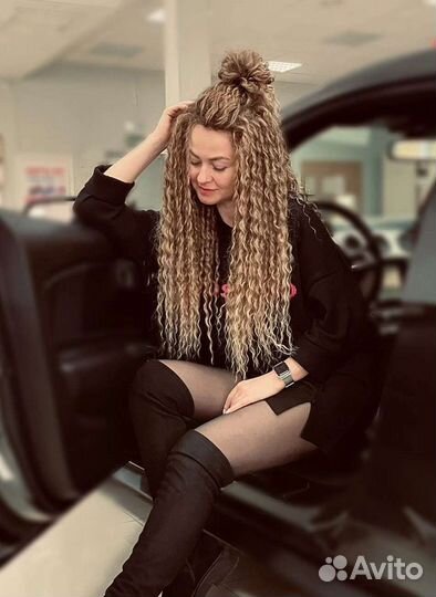 Афрокудри на каркас, афролоконы