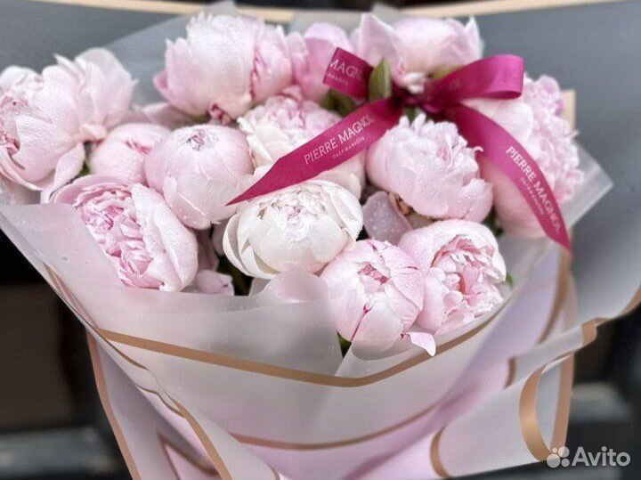 Букет пионов