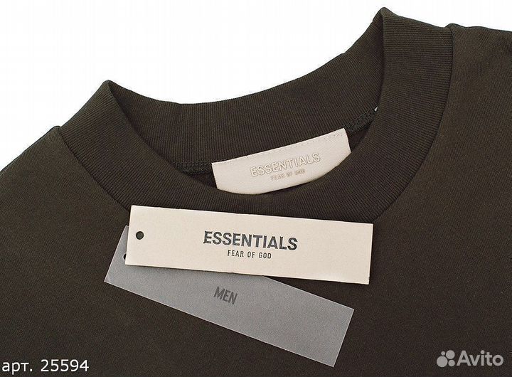 Футболка Fear Of God Хаки