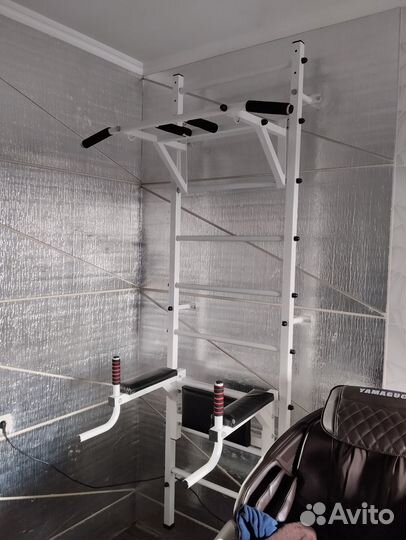 Шведская стенка с турником