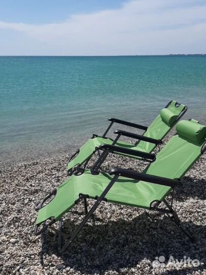 Кресло шезлонг складное