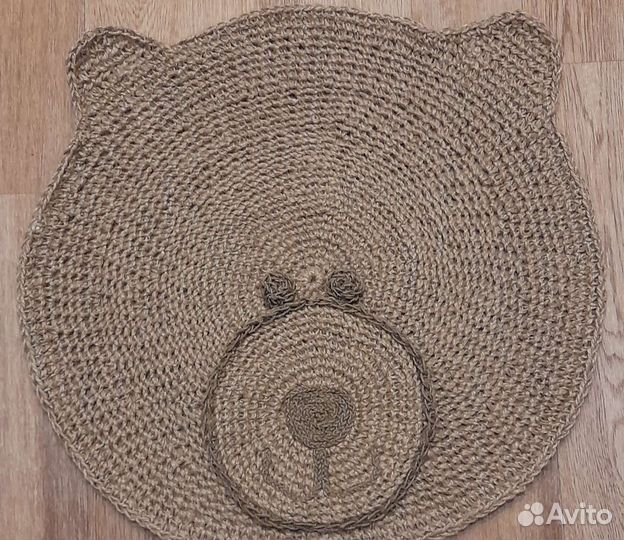 Ковёр из джута. Ручная работа