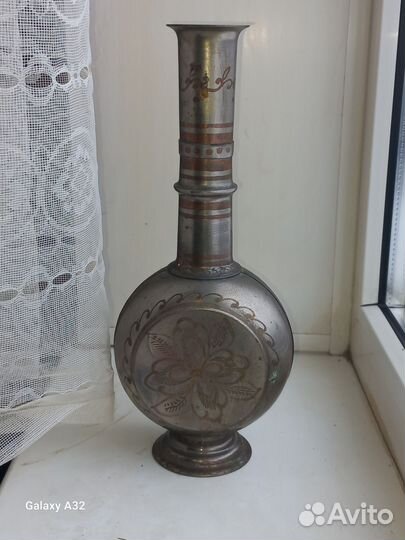 Ваза (кувшин ) СССР латунная