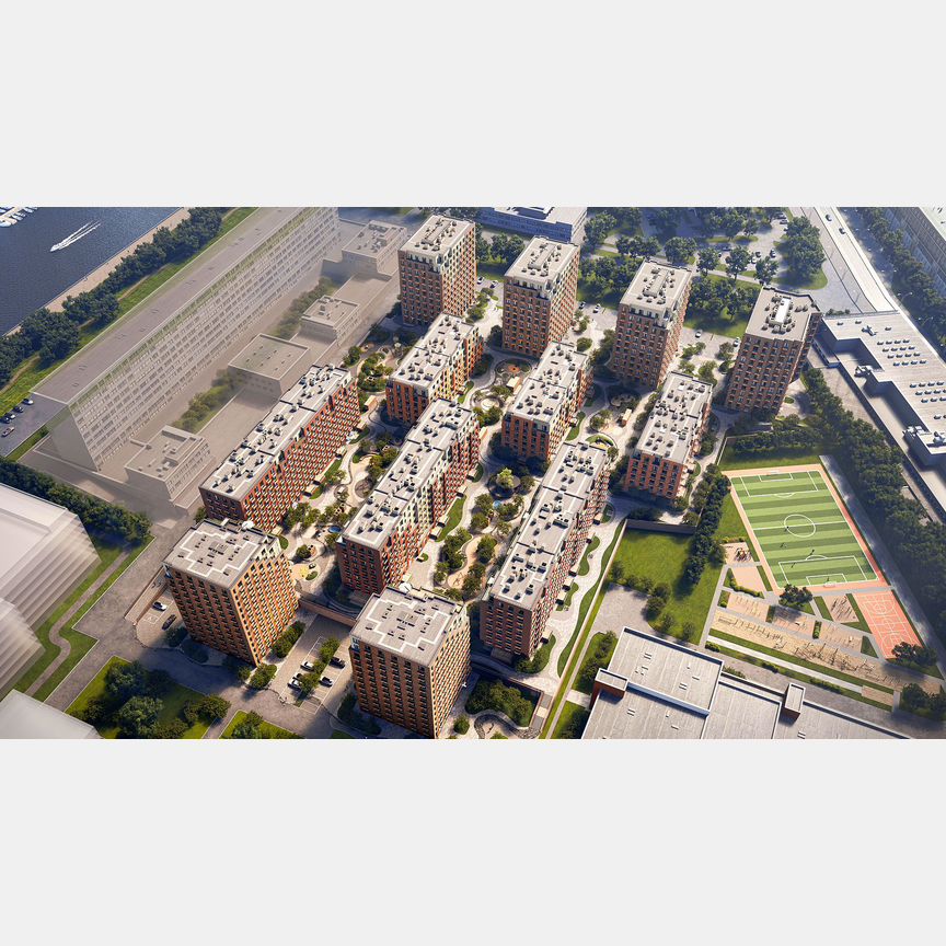 3-к. квартира, 70,7 м², 7/13 эт.