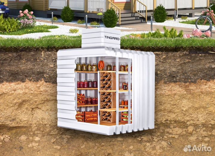 Пластиковый погреб Тингард