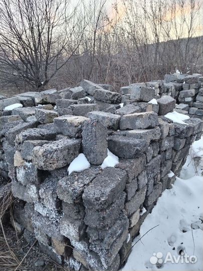 Шлакоблок полнотелый