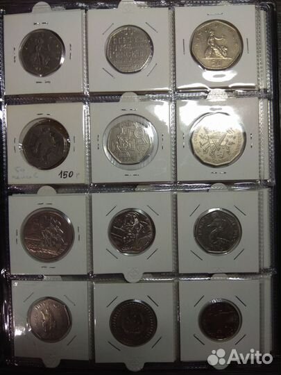 Коллекция монет Англии и Содружества наций