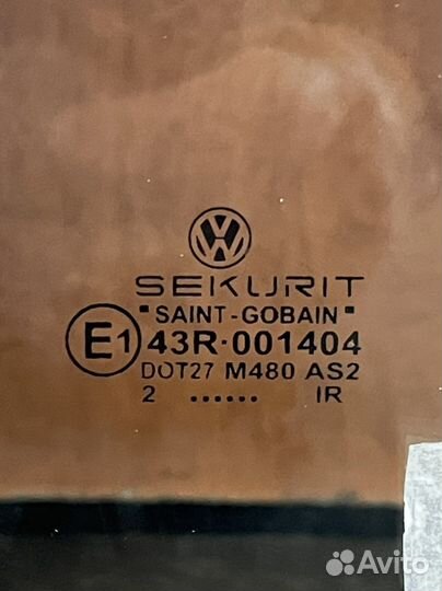 Стекло переднее правое VW Phaeton 3D4845022G