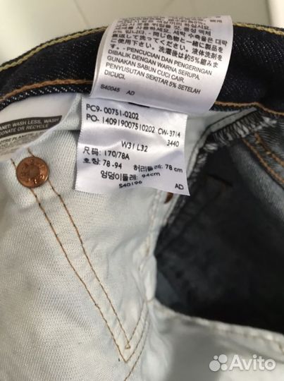 Мужские джинсы levis 751