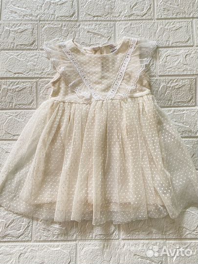 Платье для девочки 74 80