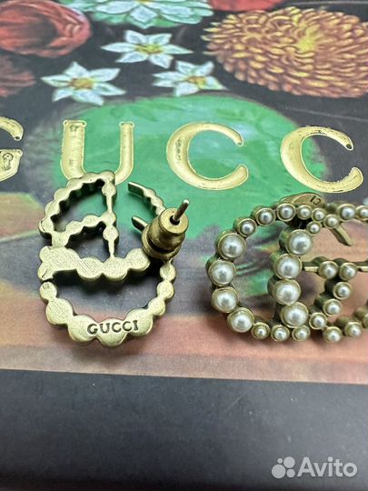 Серьги gucci