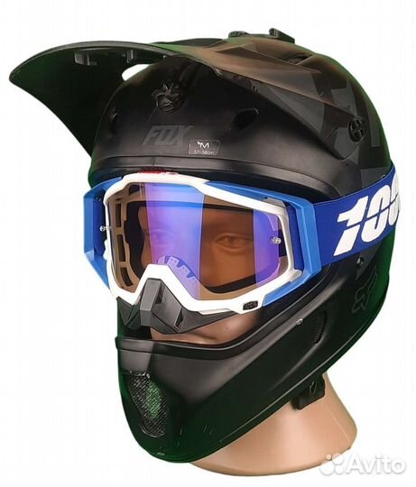 Очки-маска для даунхилла 100 Racecraft