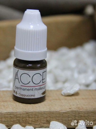 Пигмент для татуажа бровей accent №6 Cappuccino