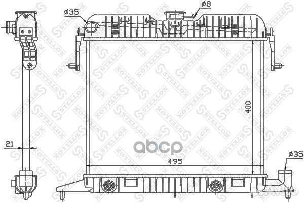10-26005-SX радиатор системы охлаждения АКПП O