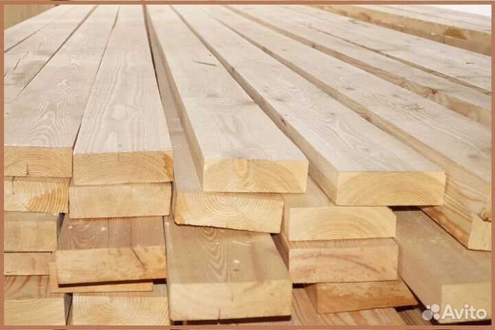 Доска обрезная, камерной сушки 50*150*6000