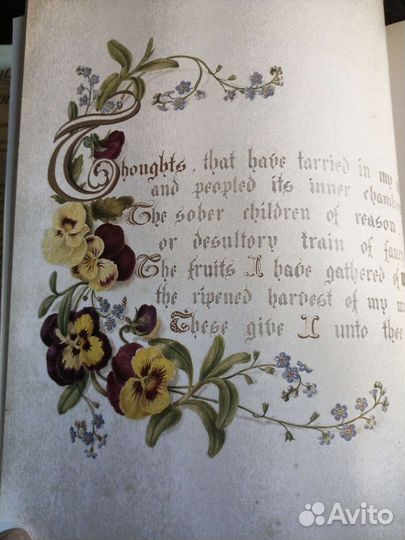 Книга Country Flowers of a Victorian Lady винтаж