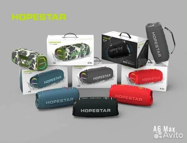 Hopestar A6 max 80 W +микрофон караоке