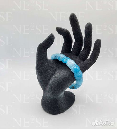 Браслет Аквамарин 19 см