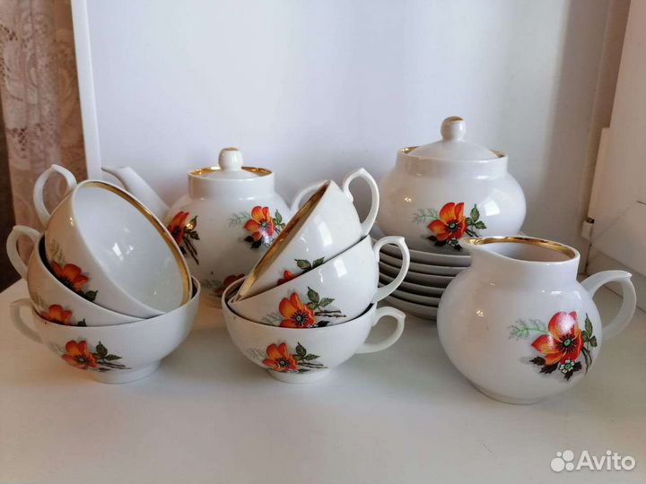 Чайный сервиз СССР дулево