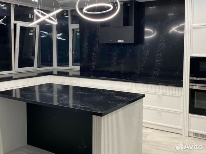 Столешница для кухни из камня Staron Metallic 180х60