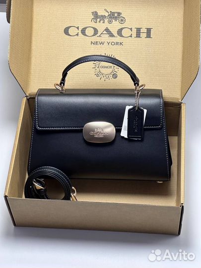 Сумка Coach натуральная кожа