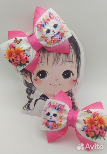 Бантики для девочек ручной работы