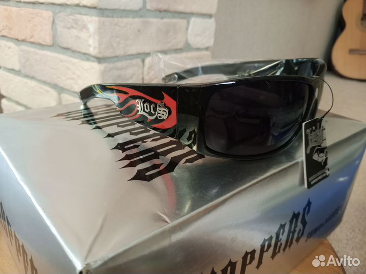 Мото очки чоппер + пламя