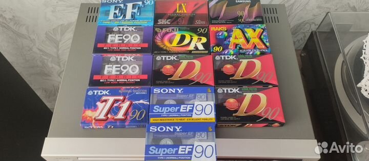 Аудиокассеты новые запечатанные