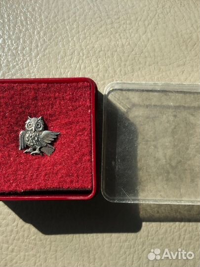 Серебрянный значок для сотрудников сыска