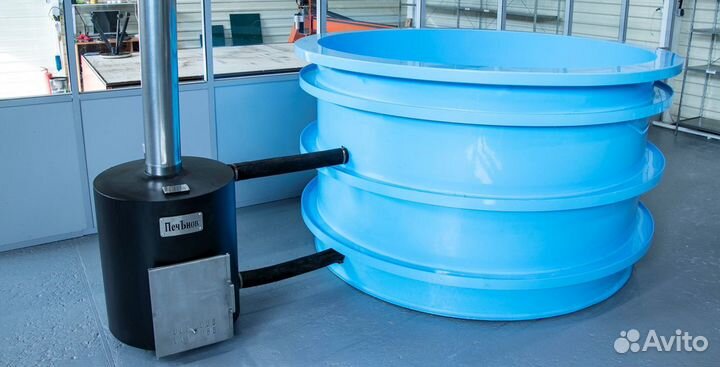 Печь из нержавеющей стали для купели, бассейна