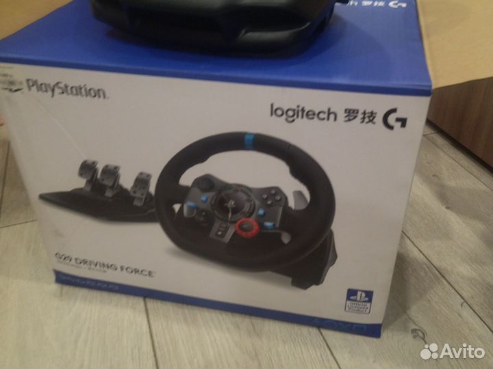 Новый Руль logitech g29 Driving Force ps4 ps5 ps3