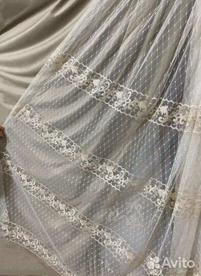 Итальянския шторы бархат,тюль вышивка 