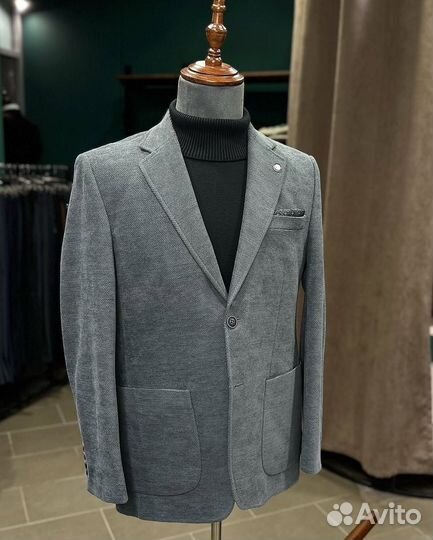 Твидовый пиджак мужской