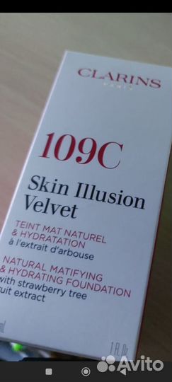 Clarins тональный крем 100.3n, 109C