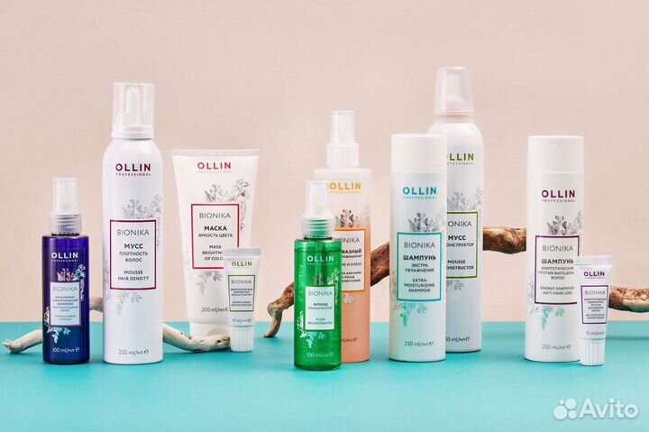 Ollin шампунь бальзам спрей