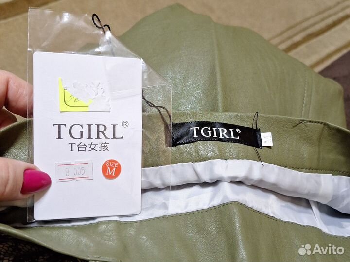 Кожаная юбка