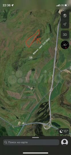 Участок 22 га (СНТ, ДНП)