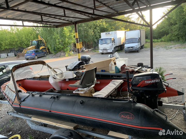 Лодка пвх баджер 420 Air