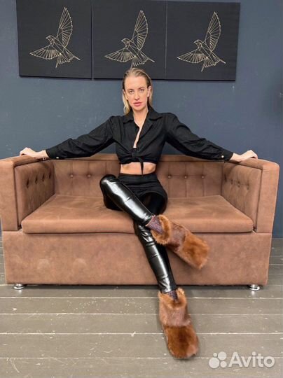 Угги норковые