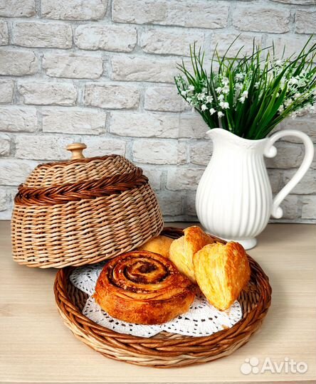 Хлебница плетеная