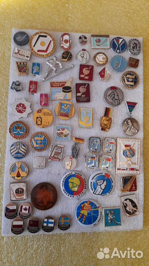 Значки Хоккей.Борьба.Самбо.дзю-до.Каратэ