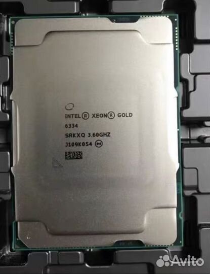 Xeon Gold 6334 8 core 3.6-3.6-3.7GHz 18MB 165W