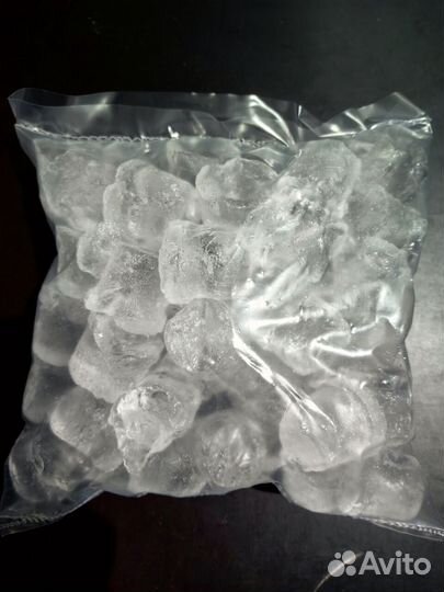 Лед пищевой для коктейлей 1 кг