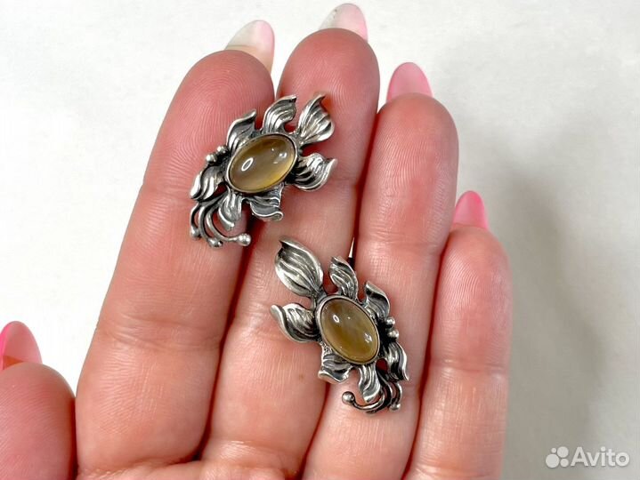 Серебряные серьги