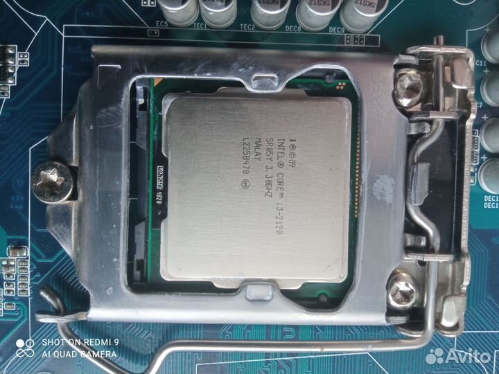 Материнская плата с процессором i3