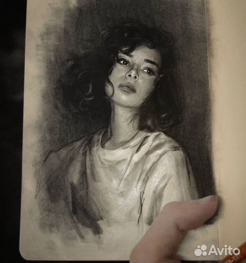 Картина маслом на холсте портрет