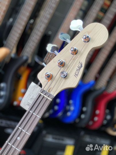 Бас гитара Precision Bass Homage heb710rd Красный