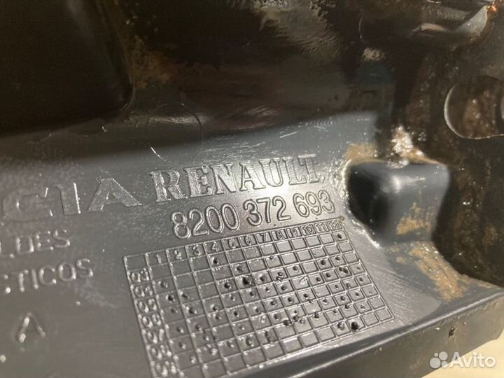 Защита трубок задняя правая Renault Duster 2014